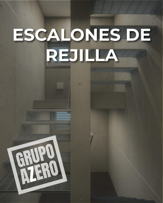 Portada del mini catálogo Escalones de rejilla electroforjada