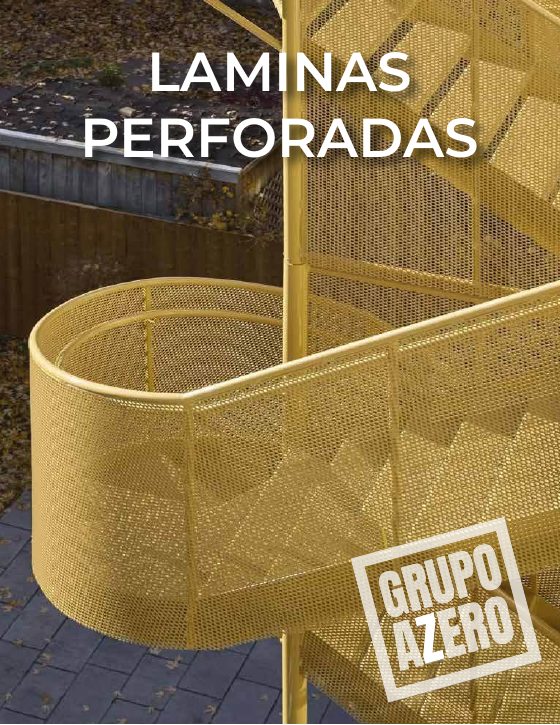 Portada del mini catálogo Lámina perforada