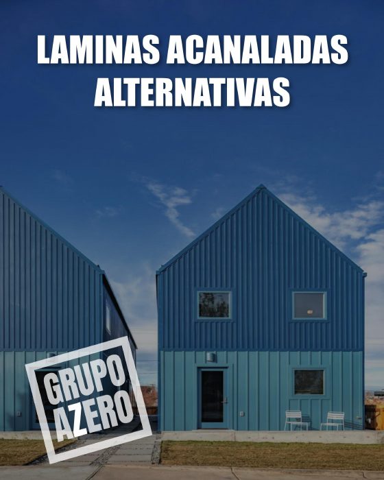 Portada del mini catálogo Láminas acanaladas alternativas