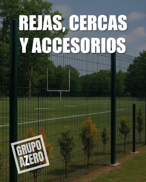 Portada del mini catálogo Rejas, cercas y accesorios