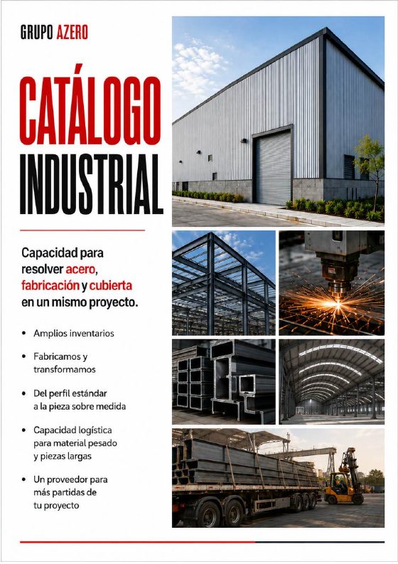Soluciones de acero para obra industrial y comercial